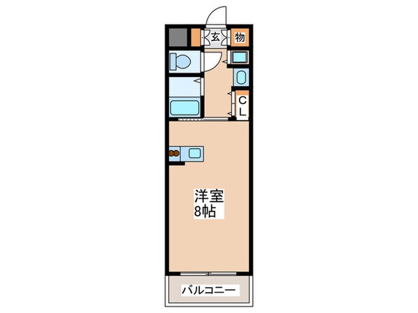 メゾンデノムラ島之内の物件間取画像